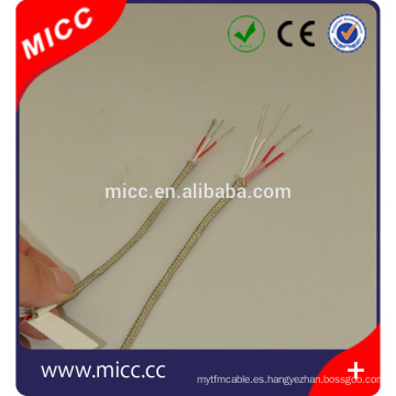 MICC 2 * 24awg k tipo ptfe cable con ptfe shealth